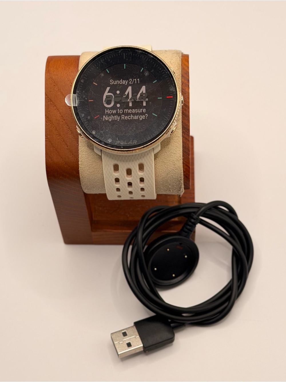 Polar Vantage M2, New, Gold-Champagne, Bluetooth Smartwatch, Charger Included‎